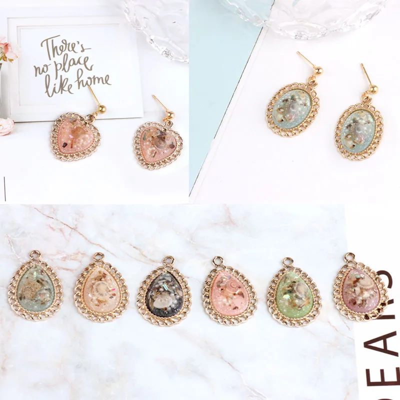 10pcs/lot Vintage resin oval heart drop water shape charm Hair accessories Diy earring pendants handmade jewelry accessories
10pcs/lot Vintage resin oval heart drop water shape charm Hair accessories Diy earring pendants handmade jewelry accessories
