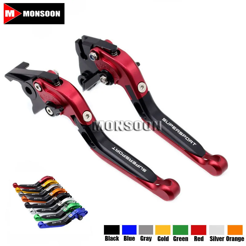 LOGO SUPERSPORT For DUCATI SUPERSPORT/S 2017 Motorcycle Accessories Folding Extendable Brake Clutch Levers 8 Colors
LOGO SUPERSPORT For DUCATI SUPERSPORT/S 2017 Motorcycle Accessories Folding Extendable Brake Clutch Levers 8 Colors