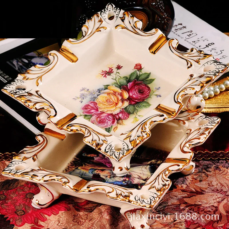 Jingdezhen ceramic ashtray ashtray C gilt living room coffee table loaded soot essential Ourui Ya Crafts
Jingdezhen ceramic ashtray ashtray C gilt living room coffee table loaded soot essential Ourui Ya Crafts