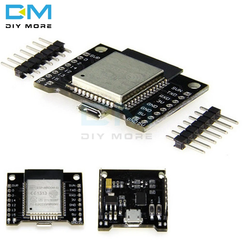 ESP32 ESP-WROOM-32 for Wemos Development Board WiFi Module + Bluetooth Ultra-Low Dual Core Mode ESP-32 ESP-32S Similar ESP8266
ESP32 ESP-WROOM-32 for Wemos Development Board WiFi Module + Bluetooth Ultra-Low Dual Core Mode ESP-32 ESP-32S Similar ESP8266