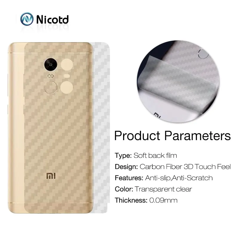 5pcs/lot for Xiaomi Redmi 5 plus Back 3D Carbon Fiber Screen Protector for redmi 4X Note 5A 4X Protective Film For Mi max 2 Mix
5pcs/lot for Xiaomi Redmi 5 plus Back 3D Carbon Fiber Screen Protector for redmi 4X Note 5A 4X Protective Film For Mi max 2 Mix