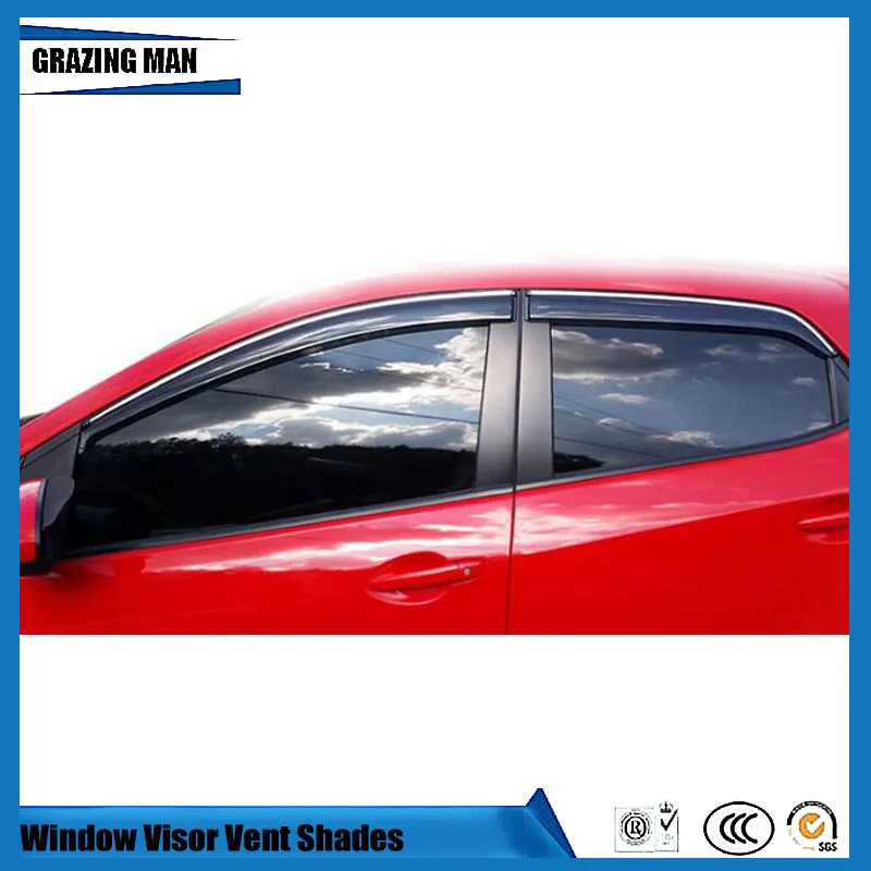 Sun visor Car accessories Window Visor Vent Shades Sun Rain Deflector Guard 4PCS/SET for MAZDA 2 Hatchback
Sun visor Car accessories Window Visor Vent Shades Sun Rain Deflector Guard 4PCS/SET for MAZDA 2 Hatchback