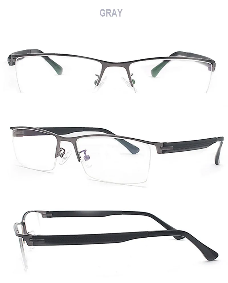 Eyeglasses Frame for Men and Women Spectacles Prescription Optical Half Rim Eyewear Alloy Material Front Rim Frame Glasses
Eyeglasses Frame for Men and Women Spectacles Prescription Optical Half Rim Eyewear Alloy Material Front Rim Frame Glasses
