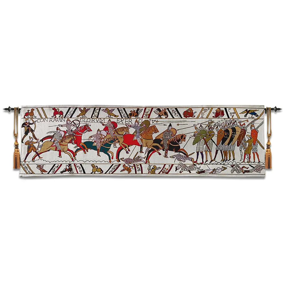 Настенный подвесной гобелен Bayeux 45x138 см из хлопка с марокканским декором|tapestry