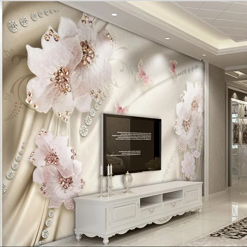 beibehang Custom large fresco luxury diamond flowers 3d jewelry TV backdrop nonwovens super green wallpaper papel de parede
beibehang Custom large fresco luxury diamond flowers 3d jewelry TV backdrop nonwovens super green wallpaper papel de parede