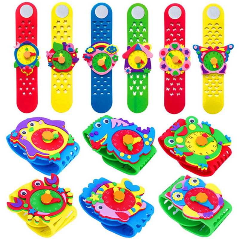 DIY 3D EVA Foam Craft Sticker Handmade Watch Clock Learning Kids Kindergarten Educative Games New Toys 2019
DIY 3D EVA Foam Craft Sticker Handmade Watch Clock Learning Kids Kindergarten Educative Games New Toys 2019