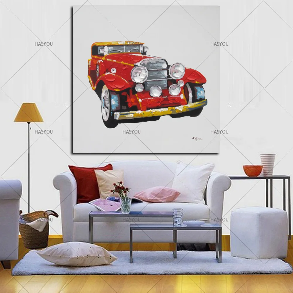 Modern Red Car Canvas Oil Painting Art Pintura Wall Pictures For Living Room Decoracion Picture by hand painted
Modern Red Car Canvas Oil Painting Art Pintura Wall Pictures For Living Room Decoracion Picture by hand painted