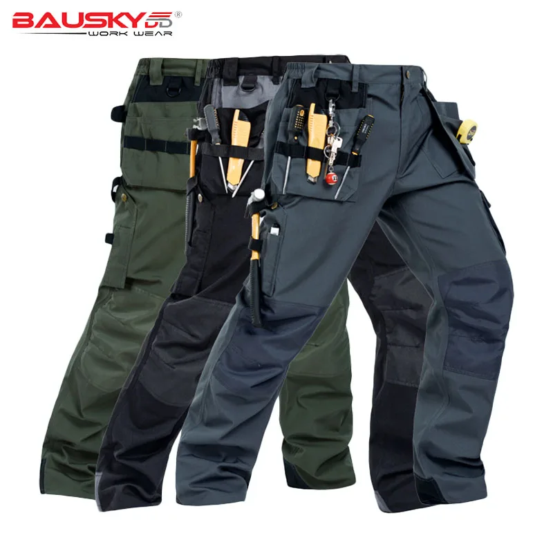 Men Work Pants Multi-pockets Wear-resistant Workwear Trousers Mechanic Cargo Pants Working High quality Machine Repair Pants
Men Work Pants Multi-pockets Wear-resistant Workwear Trousers Mechanic Cargo Pants Working High quality Machine Repair Pants