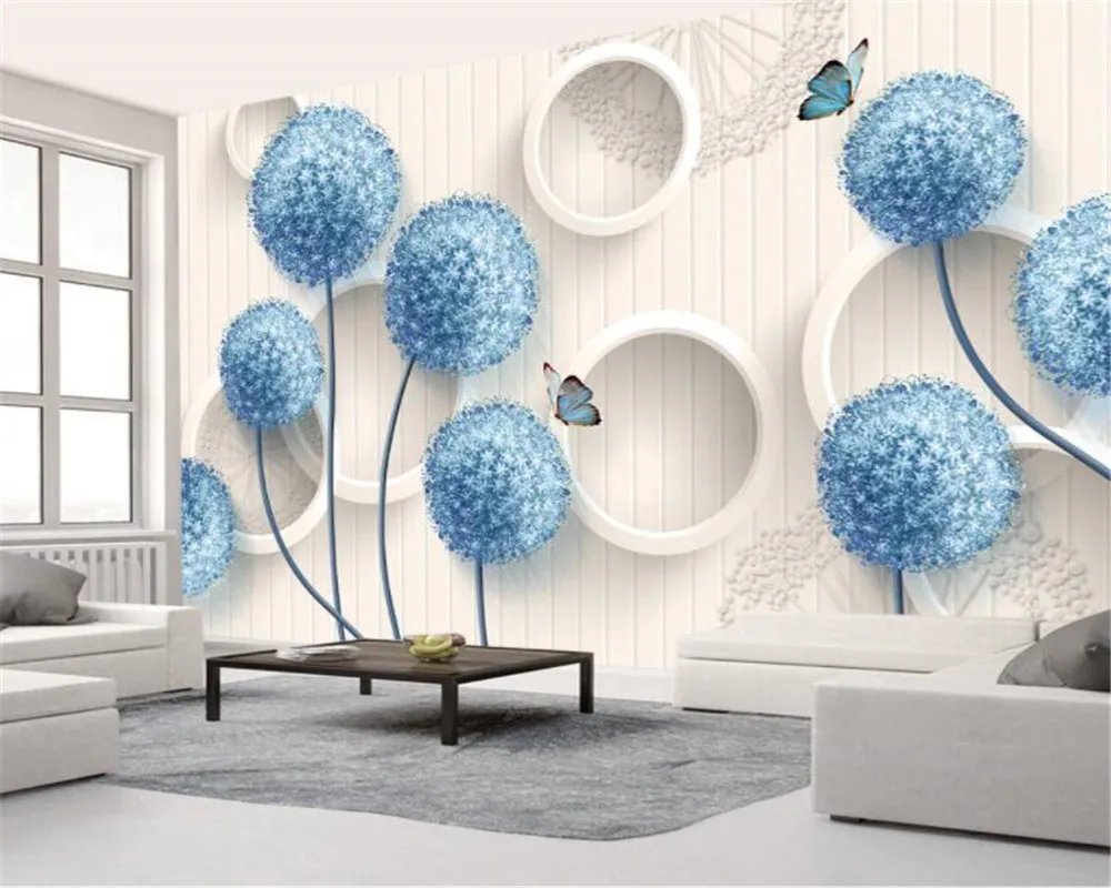 3D-обои beibehang на заказ для гостиной, Современные Простые фоновые настенные 3D-обои с изображением одуванчиков и колец, для ТВ
3D-обои beibehang на заказ для гостиной, Современные Простые фоновые настенные 3D-обои с изображением одуванчиков и колец, для ТВ