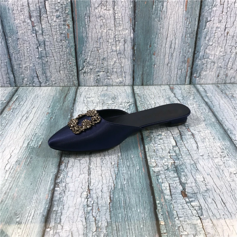 Kmeioo Mules for Women US Size 5-15 Womens Satin Rhinestones Mule Flats Shoes Pointed Toe Jeweled Embellishment Mule Slides
Kmeioo Mules for Women US Size 5-15 Womens Satin Rhinestones Mule Flats Shoes Pointed Toe Jeweled Embellishment Mule Slides