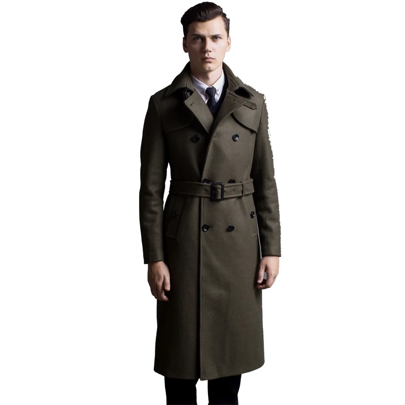 Hot Long Section Wool Coat Male Army Green 2021 Autumn And Winter New England Double Breasted Woolen Jacket Long Sleeves Trench
Hot Long Section Wool Coat Male Army Green 2021 Autumn And Winter New England Double Breasted Woolen Jacket Long Sleeves Trench