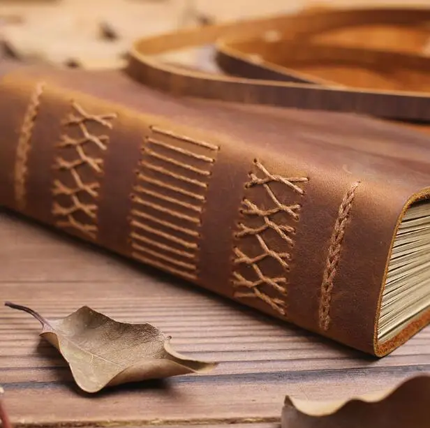 240 Sheets 14x18cm Genuine Leather Handwriting Book DIY Journal 100g Kraft Paper Inserts Doodle Sketching Book
240 Sheets 14x18cm Genuine Leather Handwriting Book DIY Journal 100g Kraft Paper Inserts Doodle Sketching Book