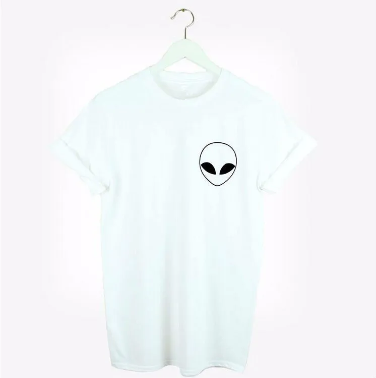 New arrival "alien"cute print t shirt funny Unisex women mens tops high quality cotton tee shirt plus casual shirts S-XXXL
New arrival "alien"cute print t shirt funny Unisex women mens tops high quality cotton tee shirt plus casual shirts S-XXXL