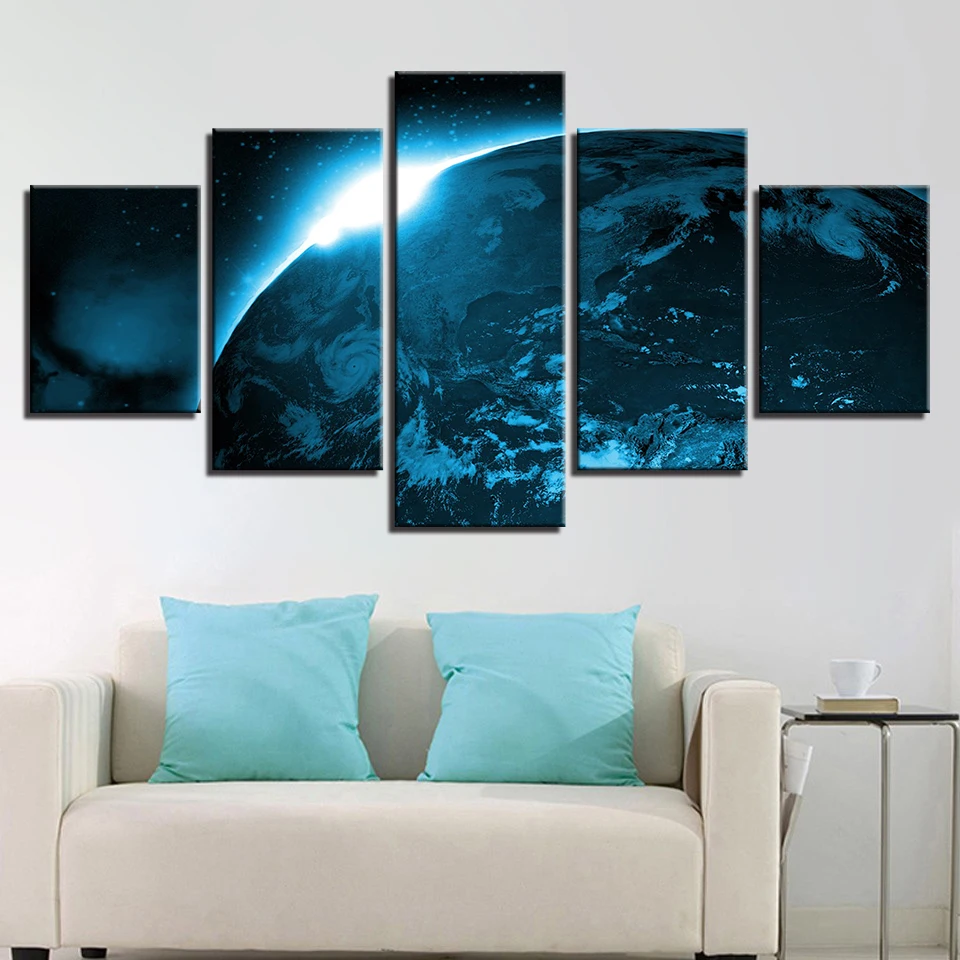 5 piece of planet earth painting abstract space landscape photos of home decoration
5 piece of planet earth painting abstract space landscape photos of home decoration