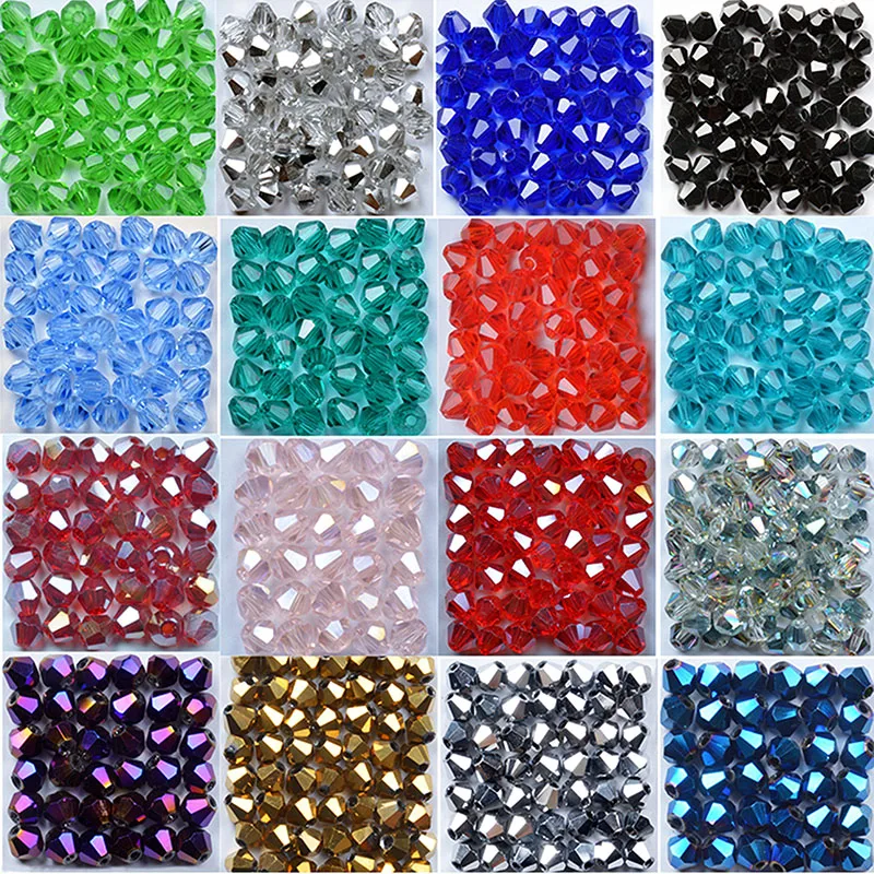 100pcs/Bag Grade AAA 4mm 5301 Seed Bicone Bead Wholesale 4 mm Bicone Roundlle Glass Crystal Beads 30 Color Pick
100pcs/Bag Grade AAA 4mm 5301 Seed Bicone Bead Wholesale 4 mm Bicone Roundlle Glass Crystal Beads 30 Color Pick