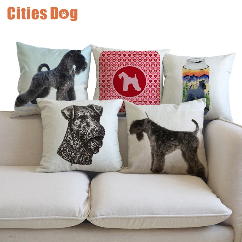 linen Pillow Cushion cover Animal dog Kerry Blue Terrier Decorative Pillowscase Cushions sofa cojines coussin Office almofada
linen Pillow Cushion cover Animal dog Kerry Blue Terrier Decorative Pillowscase Cushions sofa cojines coussin Office almofada