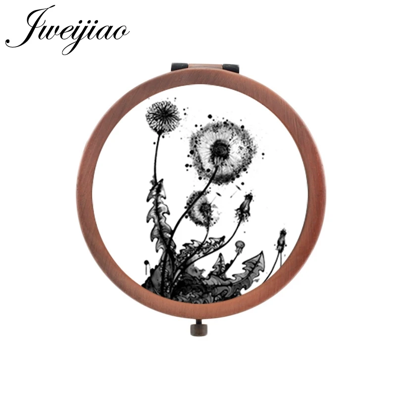 JWEIJIAO loating Dandelion glass cabochon make up mirror ink painting nature plant espejo de maquillaje gift DA32
JWEIJIAO loating Dandelion glass cabochon make up mirror ink painting nature plant espejo de maquillaje gift DA32