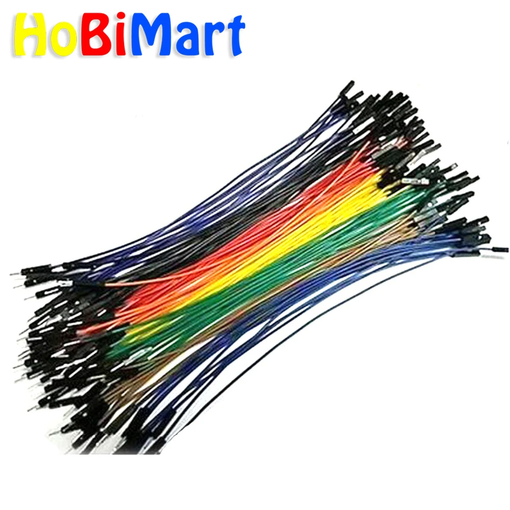 HoBiMart 20 шт см 2 54 мм 1 p Pin мама папа цвет Макет кабель скачок провода перемычка для
