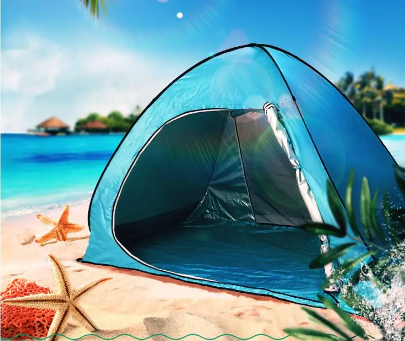TY всплывающий пляжный тент Солнцезащитный УФ козырек Cabana 2 3 человека для