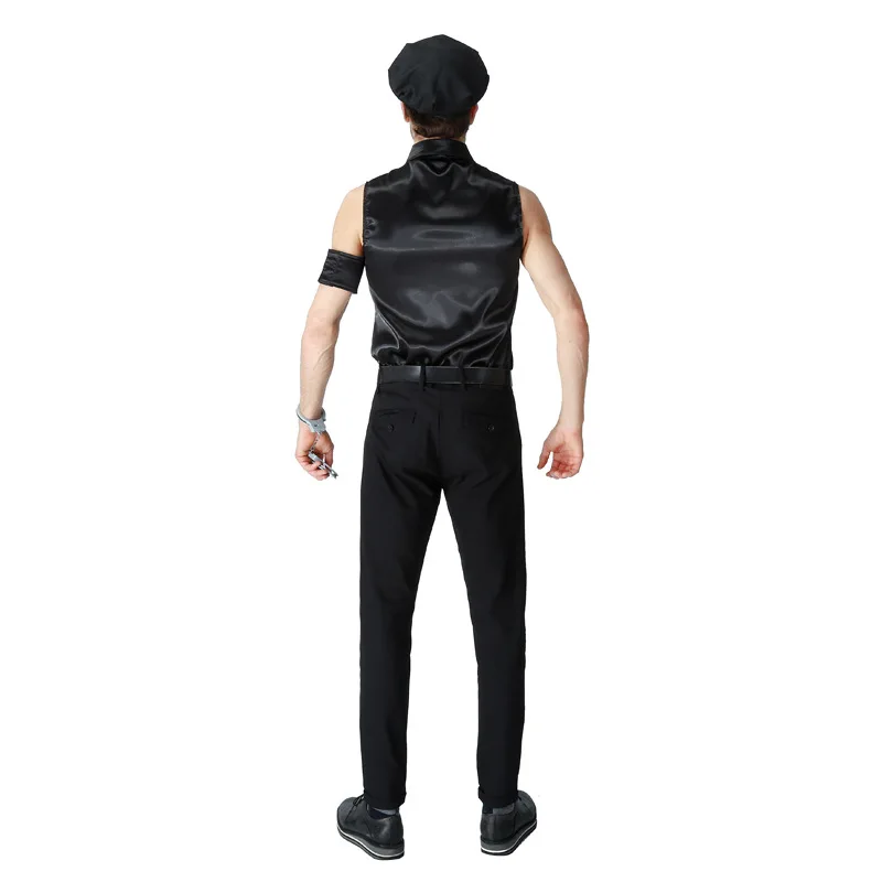 Halloween Costumes Adult America U.S. Police Dirty Cop Officer Costume Top Shirt Fancy Cosplay Clothing for Men
Halloween Costumes Adult America U.S. Police Dirty Cop Officer Costume Top Shirt Fancy Cosplay Clothing for Men