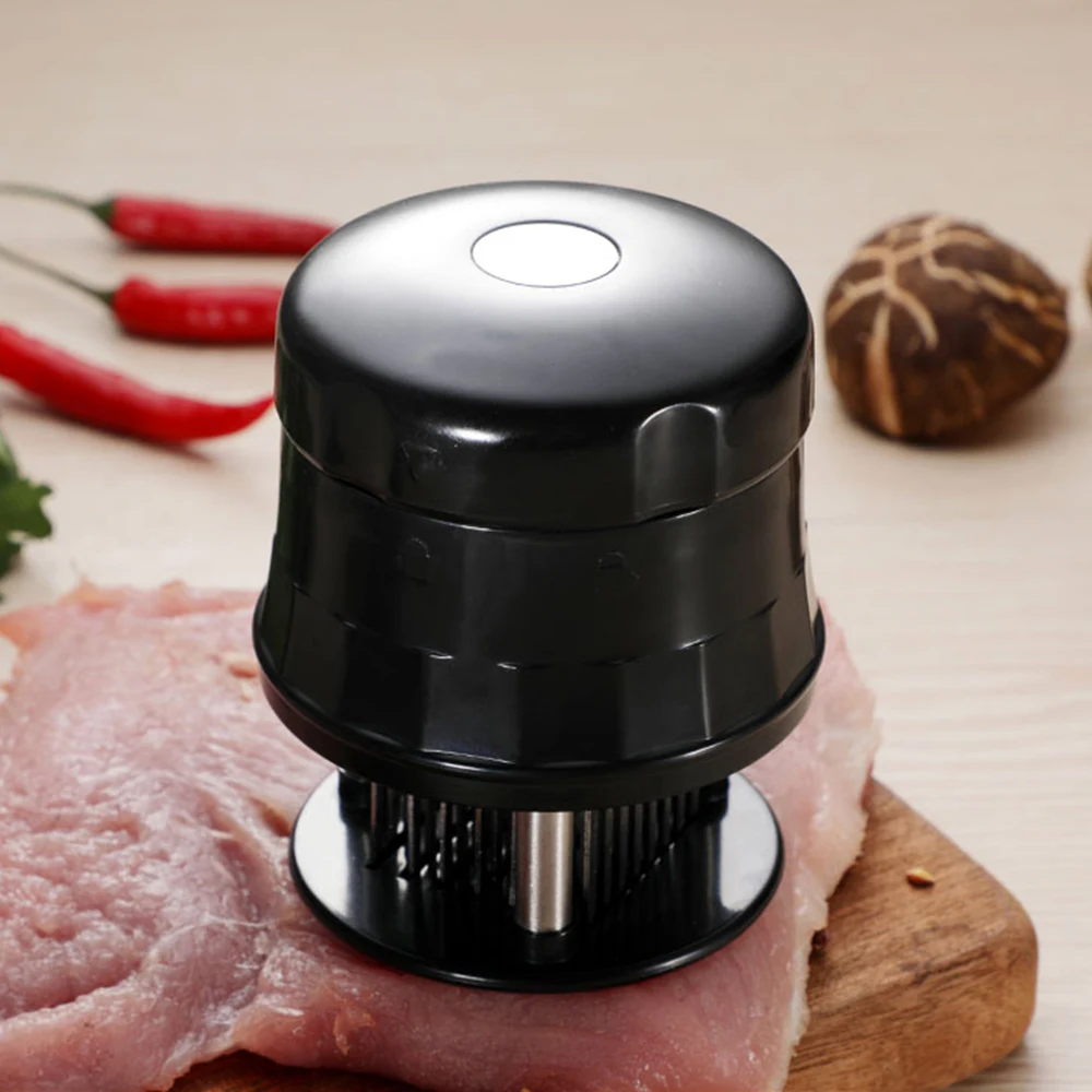 Дамасский Мясо Tenderizer 304 нержавеющая сталь 56 лезвия иглы свободные тендерайзеры