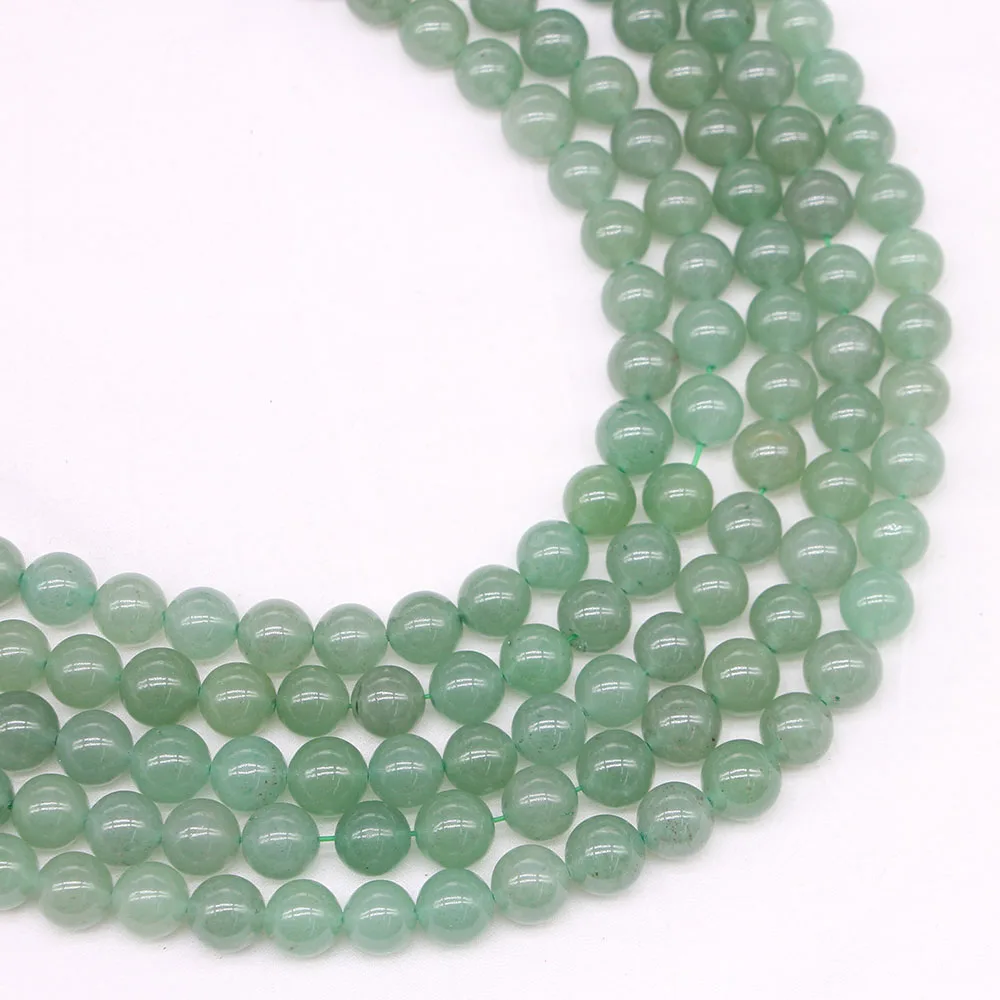 1Strand/Lot 4-12mm Natural Green Aventurine Stone Bead Round Smooth Loose Spacer Beads Bracelet for DIY Jewelry Making Findings
1Strand/Lot 4-12mm Natural Green Aventurine Stone Bead Round Smooth Loose Spacer Beads Bracelet for DIY Jewelry Making Findings