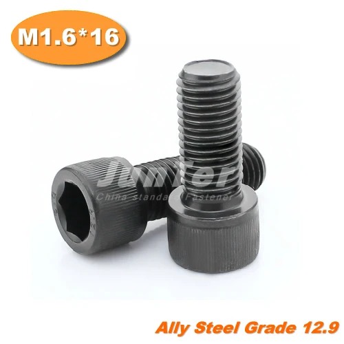 100pcs/lot DIN912 M1.6*16 Grade12.9 All Thread Alloy Steel Hex Socket Head Cap Screw
100pcs/lot DIN912 M1.6*16 Grade12.9 All Thread Alloy Steel Hex Socket Head Cap Screw