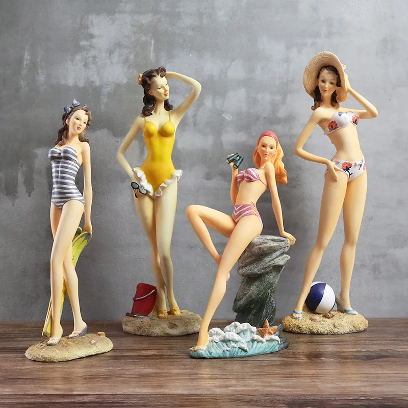 Beautiful Women Beach Resins Home Decoration Accessories Fashion Resin Craft Sculpture Shop Decoration Gift
Beautiful Women Beach Resins Home Decoration Accessories Fashion Resin Craft Sculpture Shop Decoration Gift