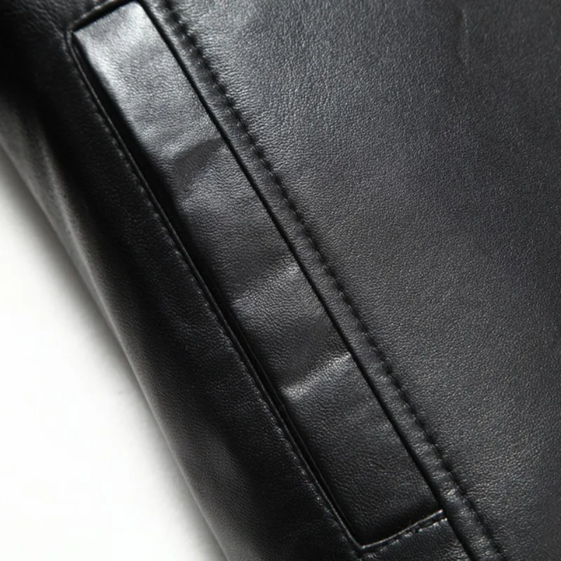 Brand Luxury Lambskin Genuine Leather Jacket Men Stand Collar Casual Motorcycle Real Leather Coat Slim Plus Size 5XL Outwear
Brand Luxury Lambskin Genuine Leather Jacket Men Stand Collar Casual Motorcycle Real Leather Coat Slim Plus Size 5XL Outwear