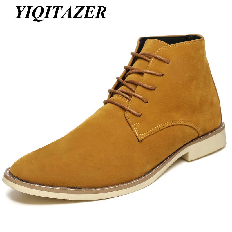 YIQITAZER 2017 New Autumn Men Corduroy Ankle Boots,Handmade Lace up Pointed toe Casual Work Boots Man Yellow
YIQITAZER 2017 New Autumn Men Corduroy Ankle Boots,Handmade Lace up Pointed toe Casual Work Boots Man Yellow