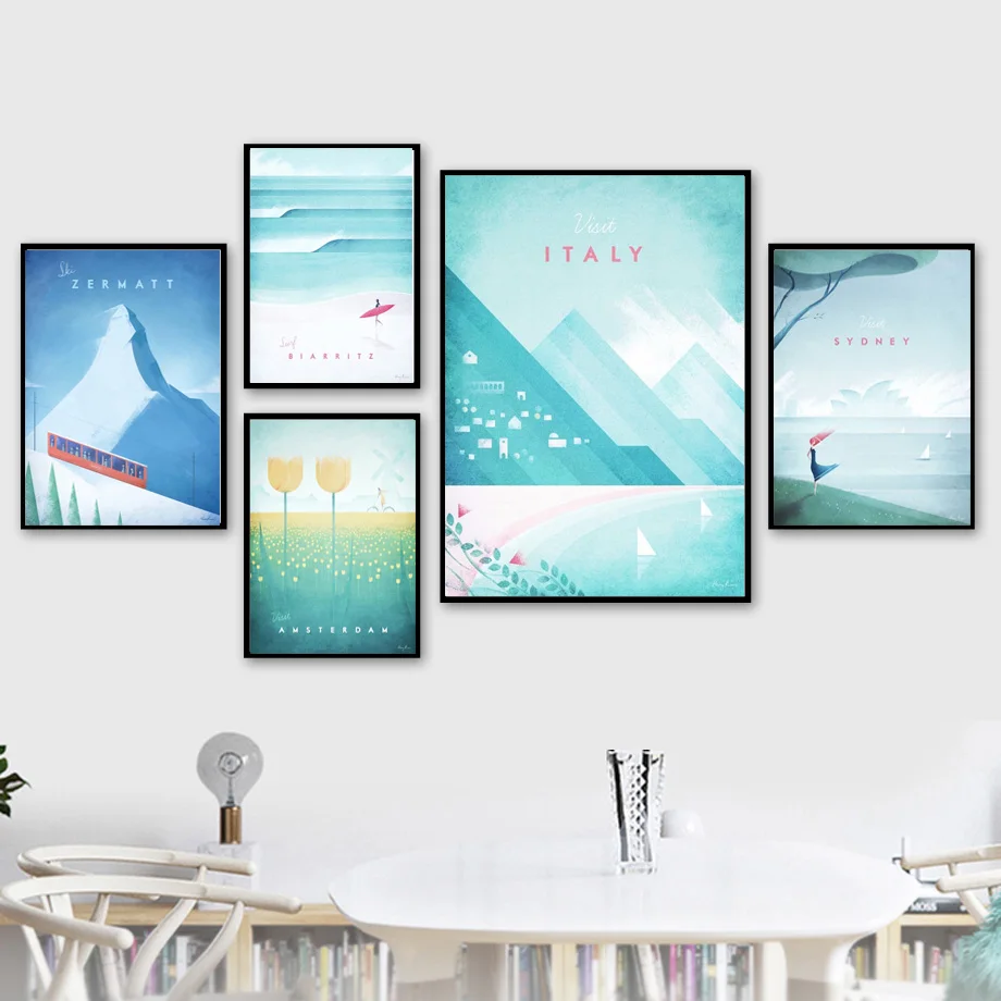 Nordic Decoration Art Cartoon Travel World Cities Landscape Canvas Painting Modular Wall Pictures for Living Room Home Decor
Nordic Decoration Art Cartoon Travel World Cities Landscape Canvas Painting Modular Wall Pictures for Living Room Home Decor