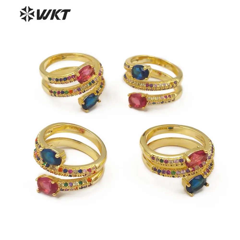 WT-MR011 Cubic Zirconia Pave Ring Women Bridal Sets Ring Jewelry Colorful Crystal Gold Framed Ring Wedding Ring Jewelry
WT-MR011 Cubic Zirconia Pave Ring Women Bridal Sets Ring Jewelry Colorful Crystal Gold Framed Ring Wedding Ring Jewelry