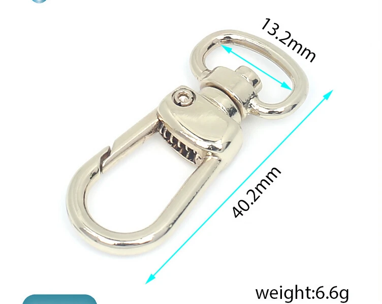 Trigger snap, bag hardware accessories, handbag hook swivel clasp Dog clip Hook Metal Clip Buckle, Swivel clasp 
Trigger snap, bag hardware accessories, handbag hook swivel clasp Dog clip Hook Metal Clip Buckle, Swivel clasp