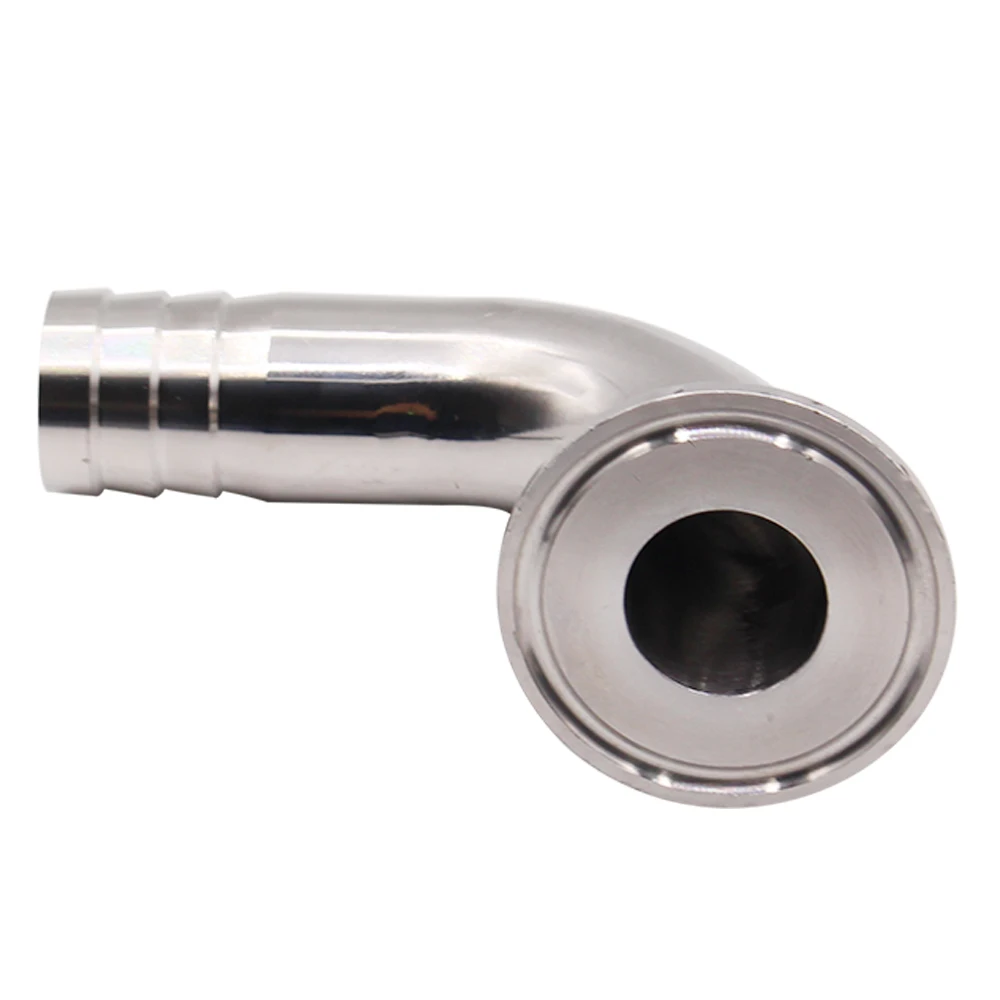DERNORD OD 12/19/25/38mm Sanitary Hose Barb Pipe Fitting 1.5" Tri Clamp 50.5MM Ferrule 90 Degree Elbow
DERNORD OD 12/19/25/38mm Sanitary Hose Barb Pipe Fitting 1.5" Tri Clamp 50.5MM Ferrule 90 Degree Elbow