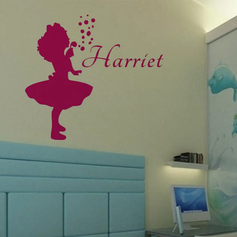 The Bedroom Decoration Little Girl Blowing Bubbles Wall Sticker Home Decor Vinyl Decals Wallpapers For Nursery Girl Baby 58x65cm
The Bedroom Decoration Little Girl Blowing Bubbles Wall Sticker Home Decor Vinyl Decals Wallpapers For Nursery Girl Baby 58x65cm