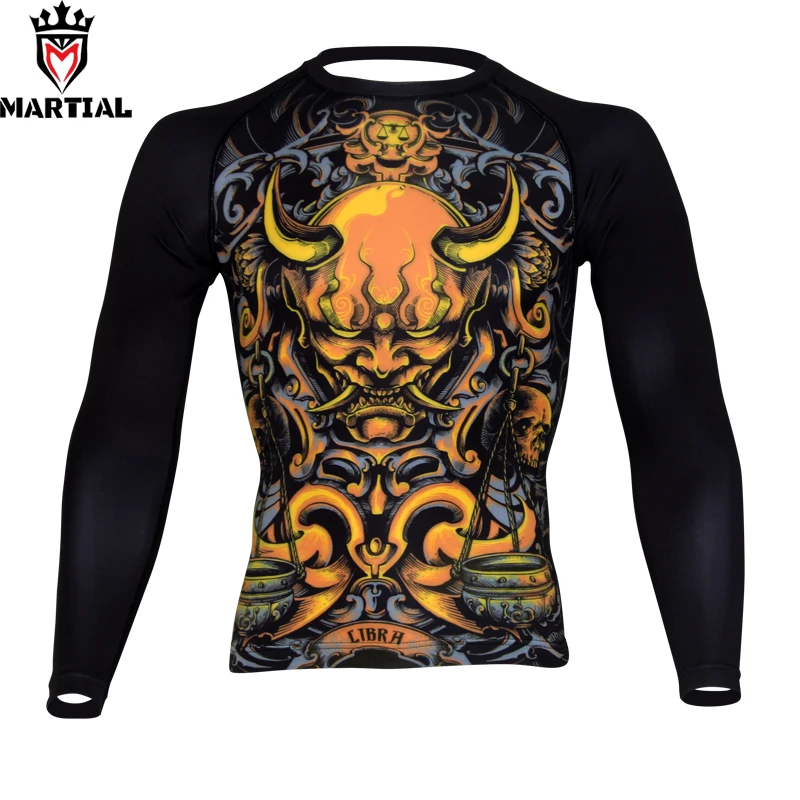 Martial :Libra sublimated mma fight rashguards compression combat shirt kickboxing men's shirt
Martial :Libra sublimated mma fight rashguards compression combat shirt kickboxing men's shirt
