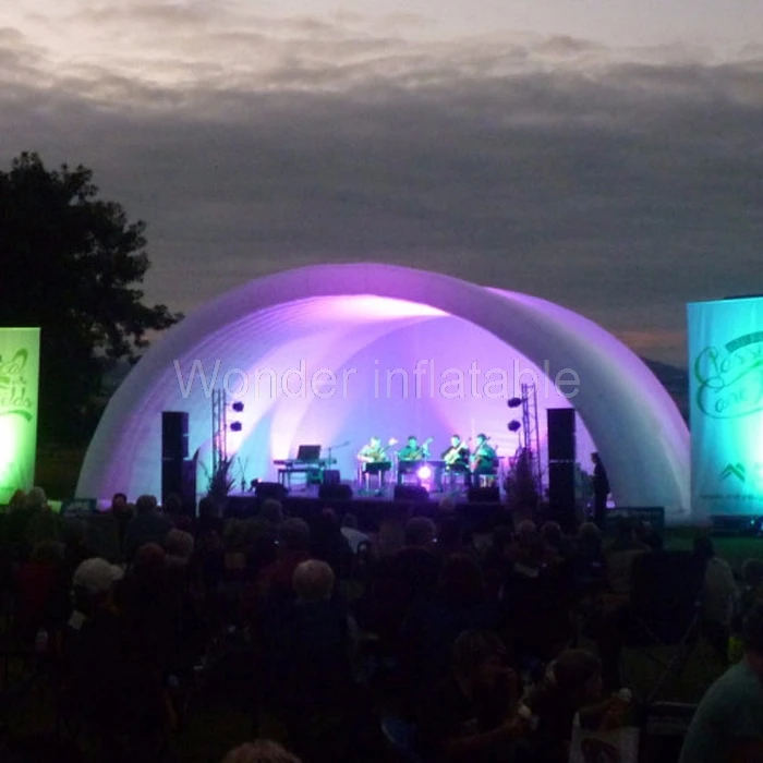 Custom large outdoor waterproof arch shaped inflatable stage cover dome tent for musical events
Custom large outdoor waterproof arch shaped inflatable stage cover dome tent for musical events
