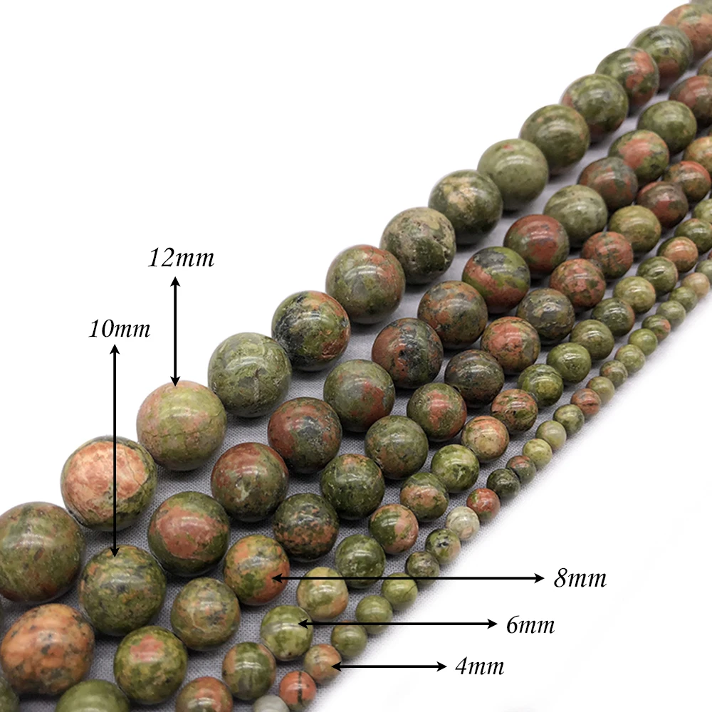 Beads Natural Stone Unakite Round Loose Bead 4 6 8 10 12 MM Fit DIY Handmade beads For Jewelry Making Accessories 153
Beads Natural Stone Unakite Round Loose Bead 4 6 8 10 12 MM Fit DIY Handmade beads For Jewelry Making Accessories 153