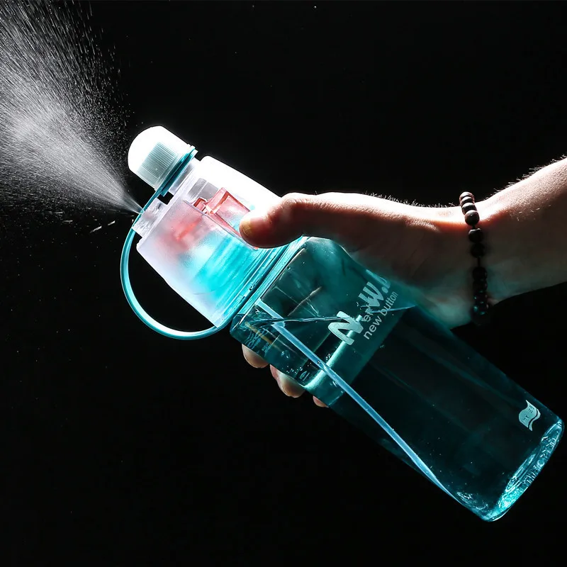 New 400/600Ml 3 Color Solid Plastic Spray Cool Summer Sport Water Bottle Portable Climbing Outdoor Bike Shaker My Water Bottles
New 400/600Ml 3 Color Solid Plastic Spray Cool Summer Sport Water Bottle Portable Climbing Outdoor Bike Shaker My Water Bottles