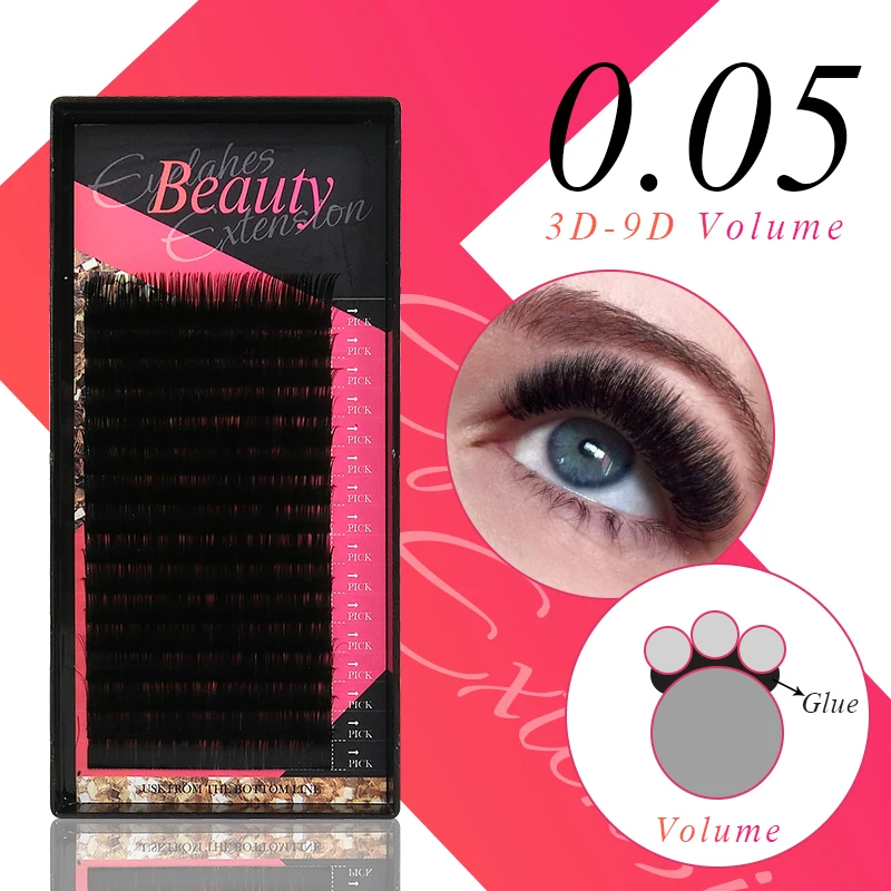 Klacuva 16 rows semi-permanent eyelash extensions mega volume lash extensions 0.05 lashes soft makeup individual eyelashes
Klacuva 16 rows semi-permanent eyelash extensions mega volume lash extensions 0.05 lashes soft makeup individual eyelashes