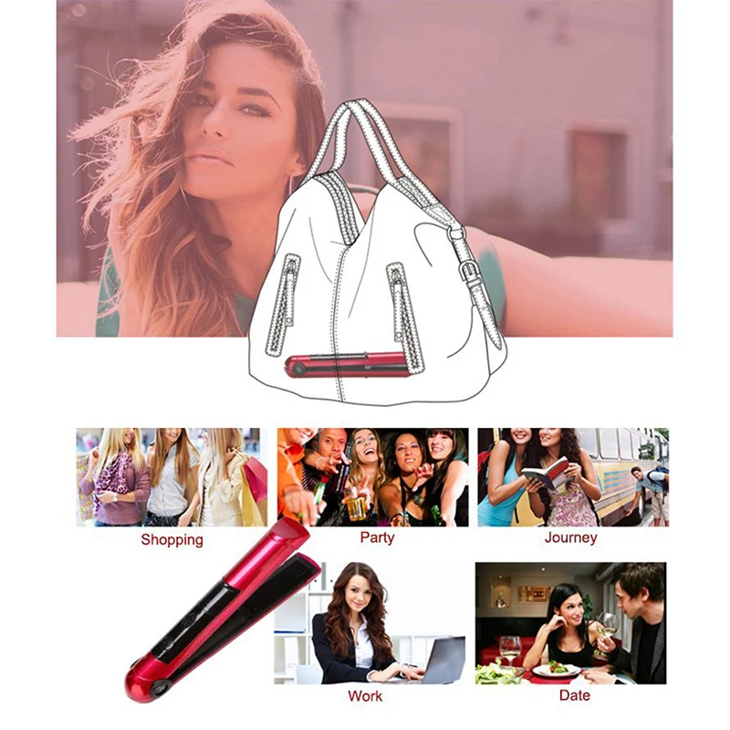 Professional Hair Straightener Cordless Wireless Flat Iron Ceramic Tourmaline Plate LED Display Corrugation Hair Curling Iron
Professional Hair Straightener Cordless Wireless Flat Iron Ceramic Tourmaline Plate LED Display Corrugation Hair Curling Iron