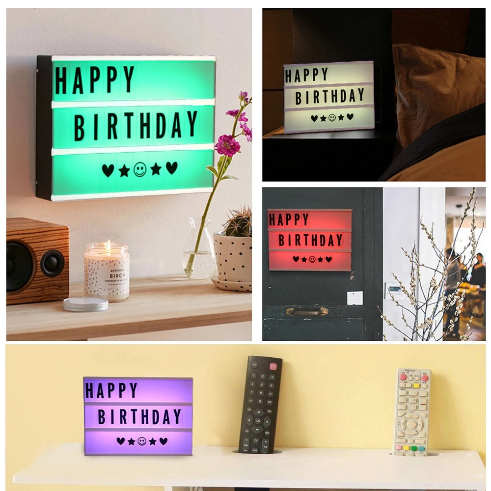 2019 DIY Combination LED Night Light Box Night Table Lamp DIY Letter Cards lampe Luminaria Night light Party Xmas Decor Light
2019 DIY Combination LED Night Light Box Night Table Lamp DIY Letter Cards lampe Luminaria Night light Party Xmas Decor Light