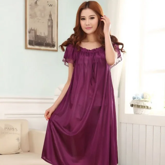 83 Free shipping Summer viscose sexy nightgown women's short-sleeve plus size maternity 120 kg lace loose sleepwear
83 Free shipping Summer viscose sexy nightgown women's short-sleeve plus size maternity 120 kg lace loose sleepwear