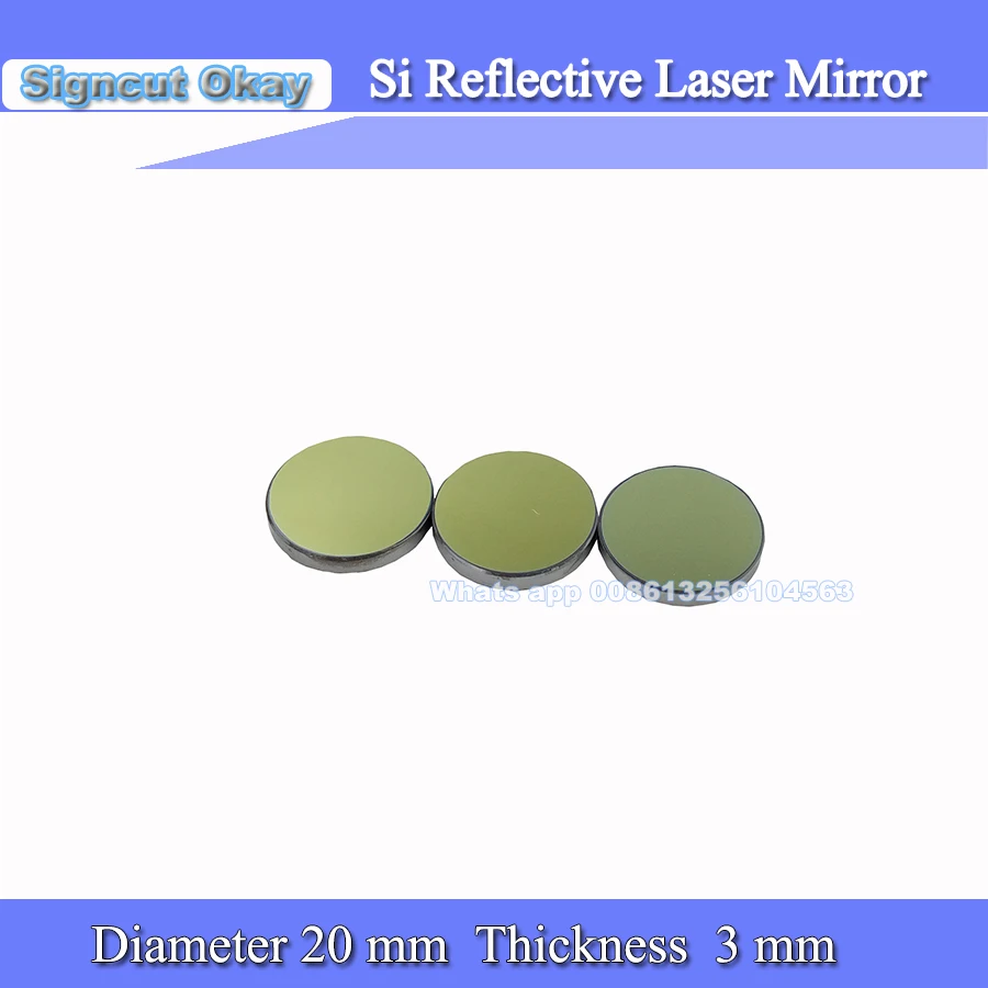 Co2 Laser Si Mirror Diameter 20mm Reflector Mirror Si Coated Gold for Laser Engraving and Cutting Machine Free Ship
Co2 Laser Si Mirror Diameter 20mm Reflector Mirror Si Coated Gold for Laser Engraving and Cutting Machine Free Ship