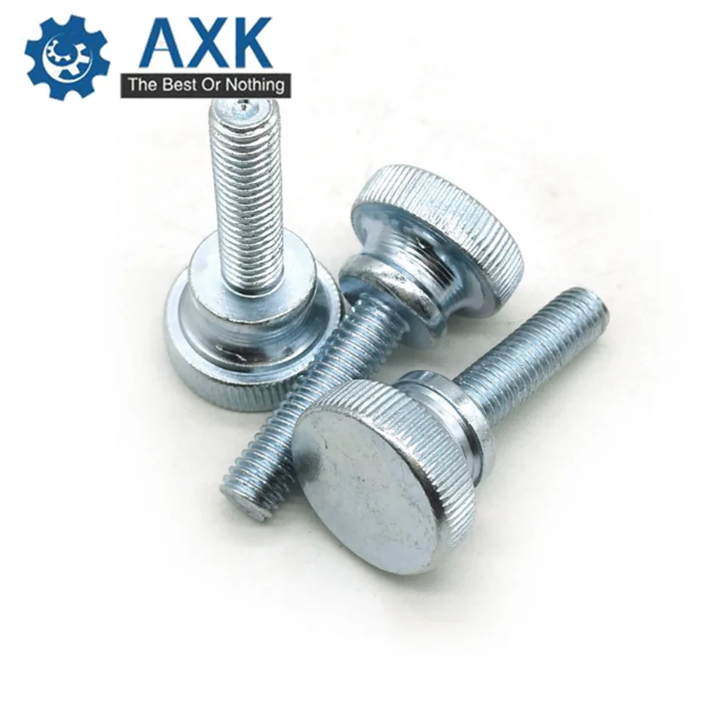 20Pcs DIN464 GB834 M5 M6 Carbon Steel Knurling Head Knurled Thumb Screw Hand Tighten Curtain Wall Glass Lock Screws Bolt
20Pcs DIN464 GB834 M5 M6 Carbon Steel Knurling Head Knurled Thumb Screw Hand Tighten Curtain Wall Glass Lock Screws Bolt