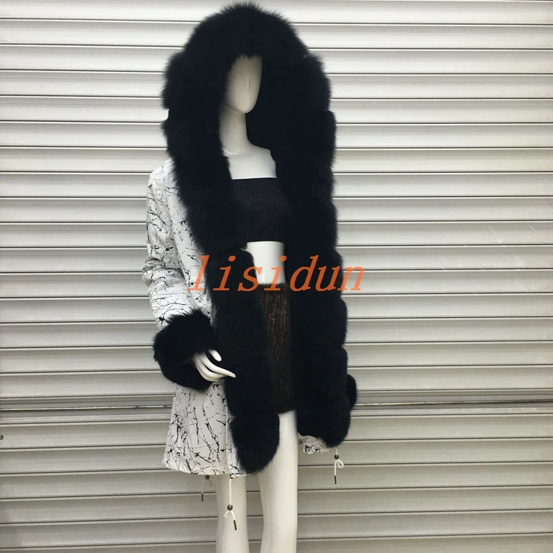 lisidun 2018 fur coat parkas winter jacket coat women parka big real raccoon fur collar natural fox fur liner long outerwear
lisidun 2018 fur coat parkas winter jacket coat women parka big real raccoon fur collar natural fox fur liner long outerwear