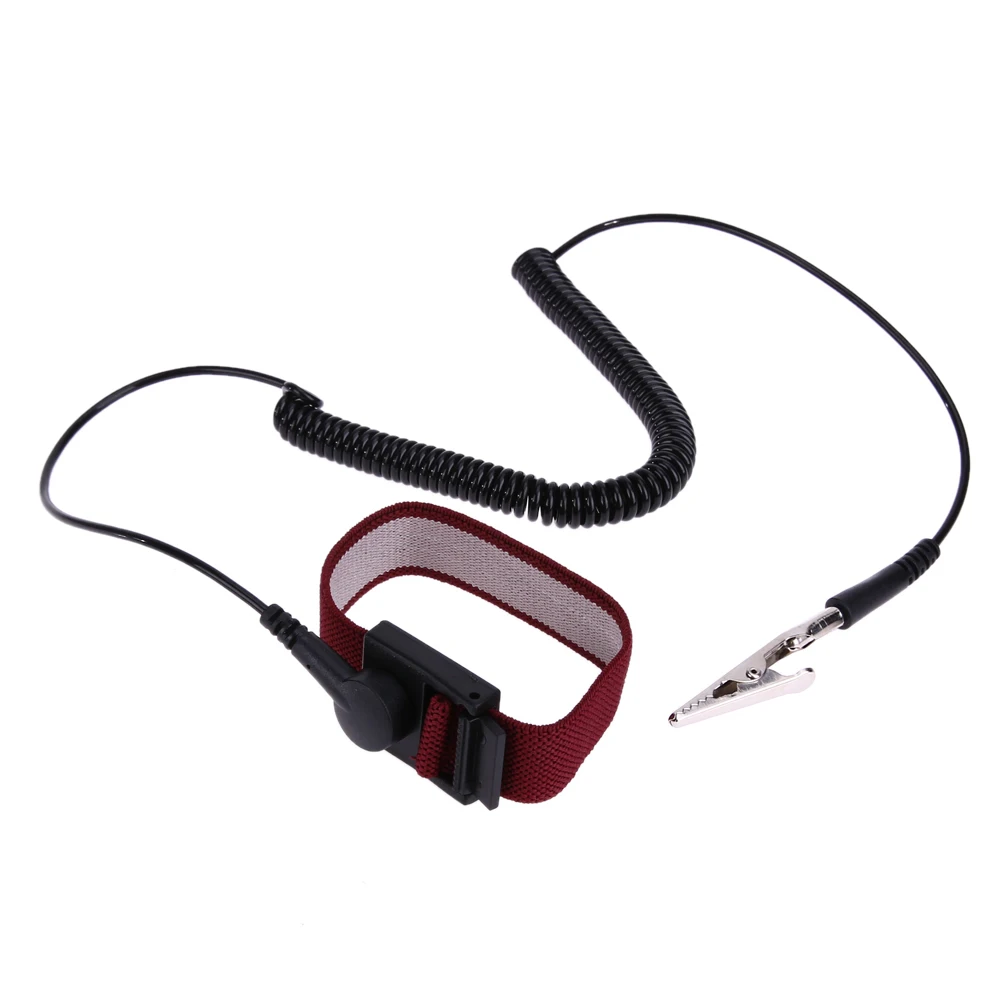 New Anti Static ESD Wrist Strap Electricity Grounding Wired Wristband Discharge Wrist Strap Band For Electronics Repair Tool
New Anti Static ESD Wrist Strap Electricity Grounding Wired Wristband Discharge Wrist Strap Band For Electronics Repair Tool