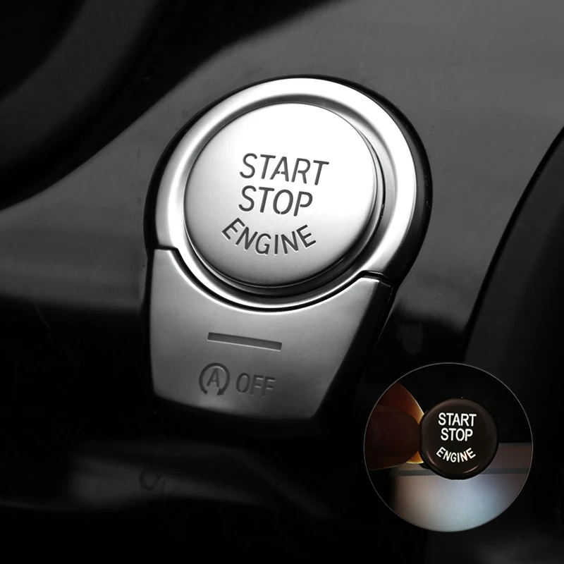 Car styling Chrome Interior ENGINE START STOP switch button Covers Trim Stickers for BMW 5 / 6 / 7 series F10 GT F07 F chassis
Car styling Chrome Interior ENGINE START STOP switch button Covers Trim Stickers for BMW 5 / 6 / 7 series F10 GT F07 F chassis