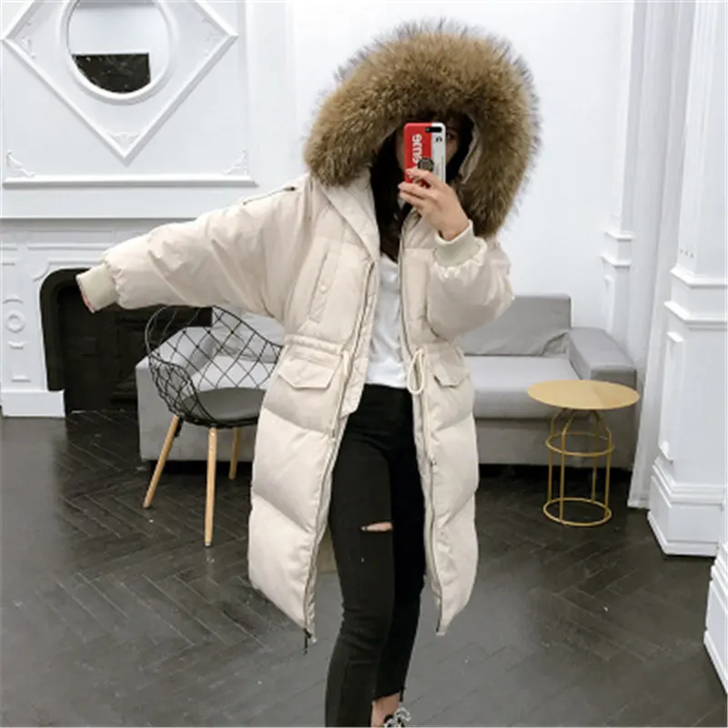 2019 New Arrival Loose Style High Quality Winter Duck Down Long Womens Coats Warm Thick Russia Outwear Big Real Raccoon Fur Hood
2019 New Arrival Loose Style High Quality Winter Duck Down Long Womens Coats Warm Thick Russia Outwear Big Real Raccoon Fur Hood