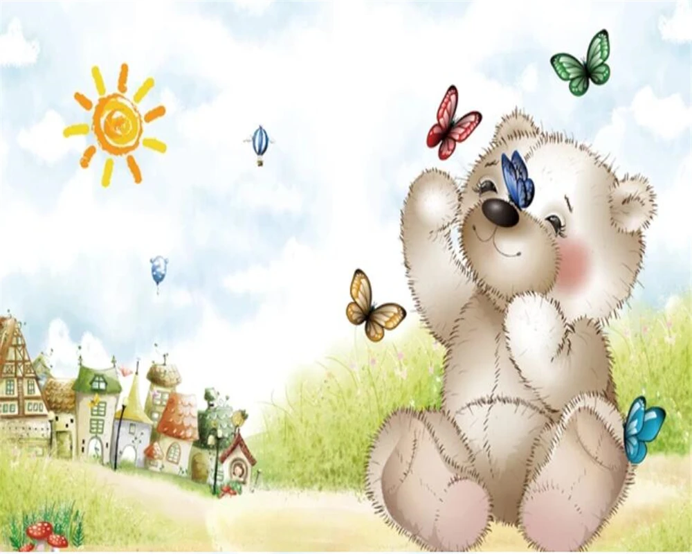 beibehang Custom wallpaper 3d mural cartoon naughty bear children room background wall paper kindergarten bedroom 3d wallpaper
beibehang Custom wallpaper 3d mural cartoon naughty bear children room background wall paper kindergarten bedroom 3d wallpaper